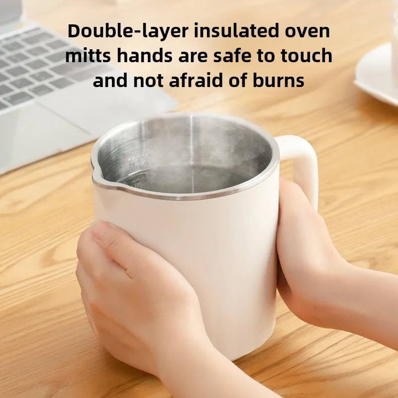 غلاية سفر قابلة للطي في الهواء الطلق، غلاية صغيرة قابلة للطي، غلاية كهربائية من الفولاذ المقاوم للصدأ 304