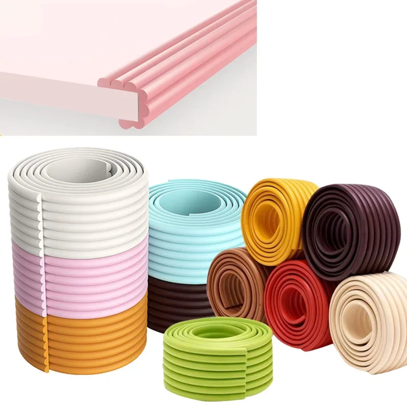 

2M Baby Safety Protection Strip Table Desk Edge Guard Strip Corner Protector Furniture Corners Children Safety Foam Protection