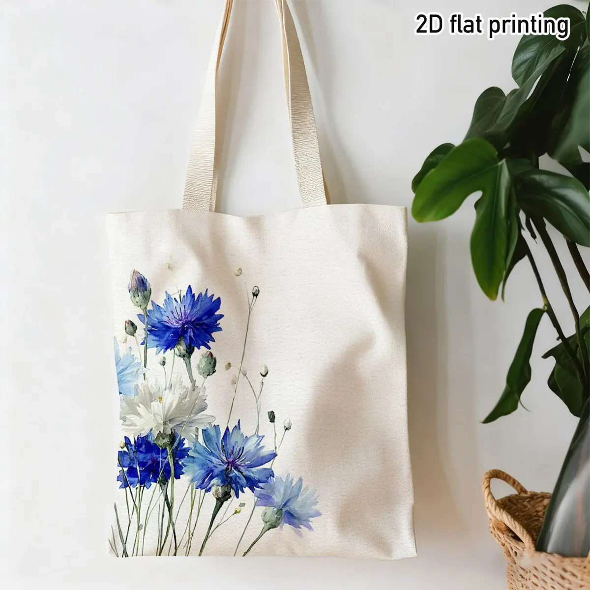 A Floral Multi-Functional Ladies Canvas Bag | Jewelry Storag