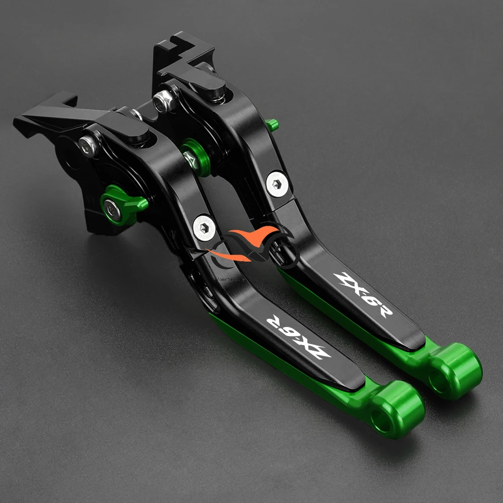 

For Kawasaki ZX6R ZX 6R 636 ZX6 R ZX-6R ZX6R 2019-2024 2020 2021 2022 Motorcycle Adjustable Brake Clutch Levers Handlebar grips