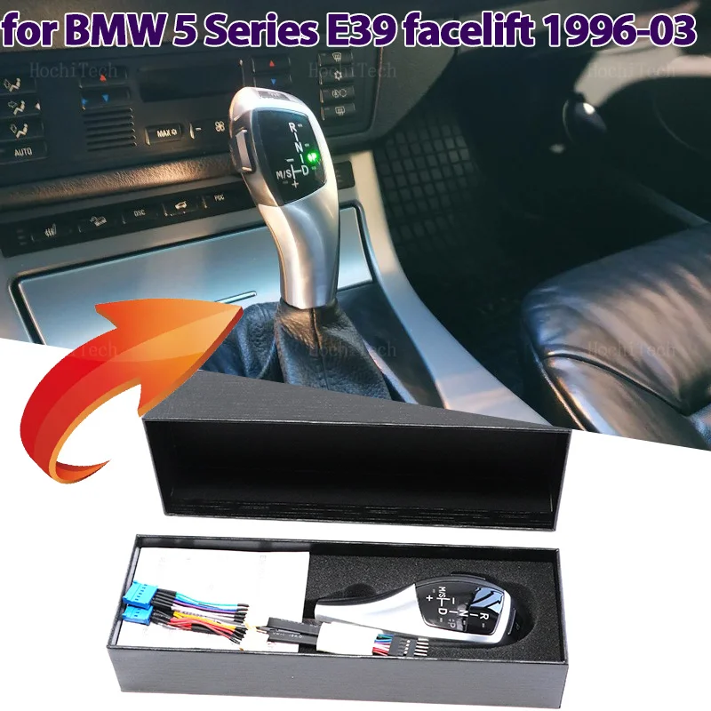 

Модификация светодиодной ручки переключения передач для BMW 5 серии E39 520i 523i 525i 528i 530i 535i Facelift 1996-2003 гг.