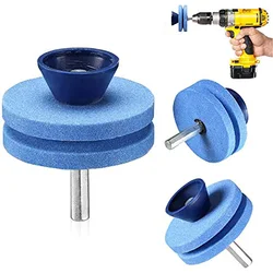 Lawn Mower Sharpener Lawnmower Blade Sharpener Universal Grinding Rotary Drill Cuts Tool Parts Accessories Garden Tools