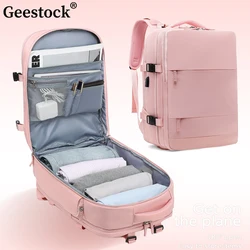 Geestock Zaino da viaggio Mochila Cabina Zaino per aereo Borsa da cabina 40 × 20 × 25 Zaino per computer da lavoro Bagaglio a mano per Easyjet