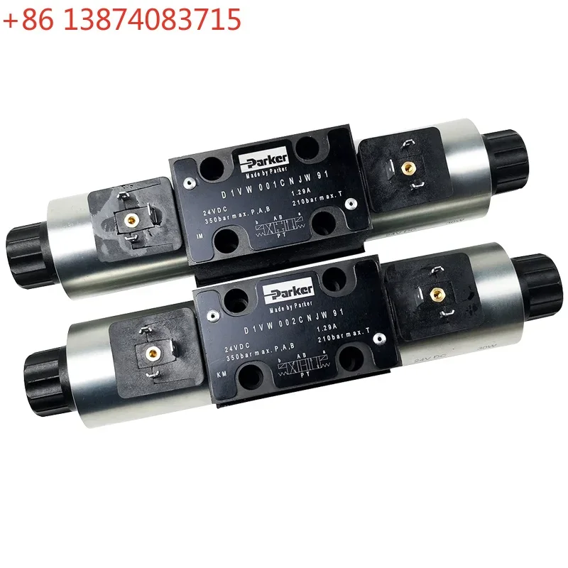 Parker D1VW Series Solenoid Directional Control Valves Sany Three-Position Four-Way Hydraulic Valves D1VW001CNJW91 D1VW002CNJW91