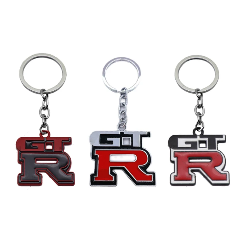 Car Keychain Key Rings Pendant Keyrings Holder for Nissan GTR Sylphy Leaf Titan Teana Juke Qashqai 350z Xterra Almera Note