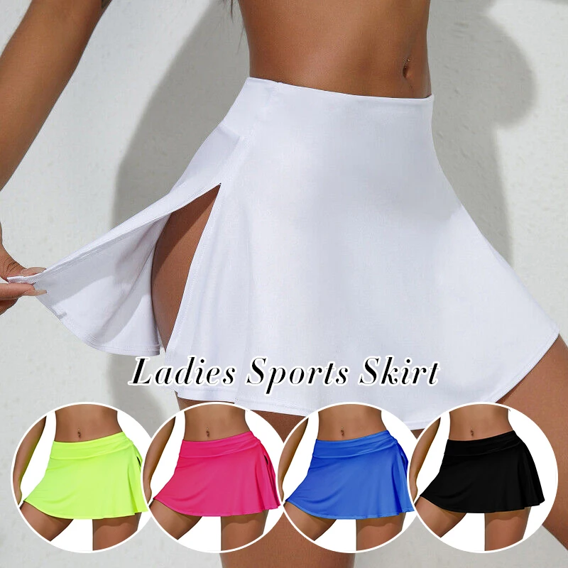 Women Tennis Shorts Elasticity Quick-Drying Tight Yoga Skirt Short for Women Sport Run Sexy Lovely Beach Dress Fitness Summer