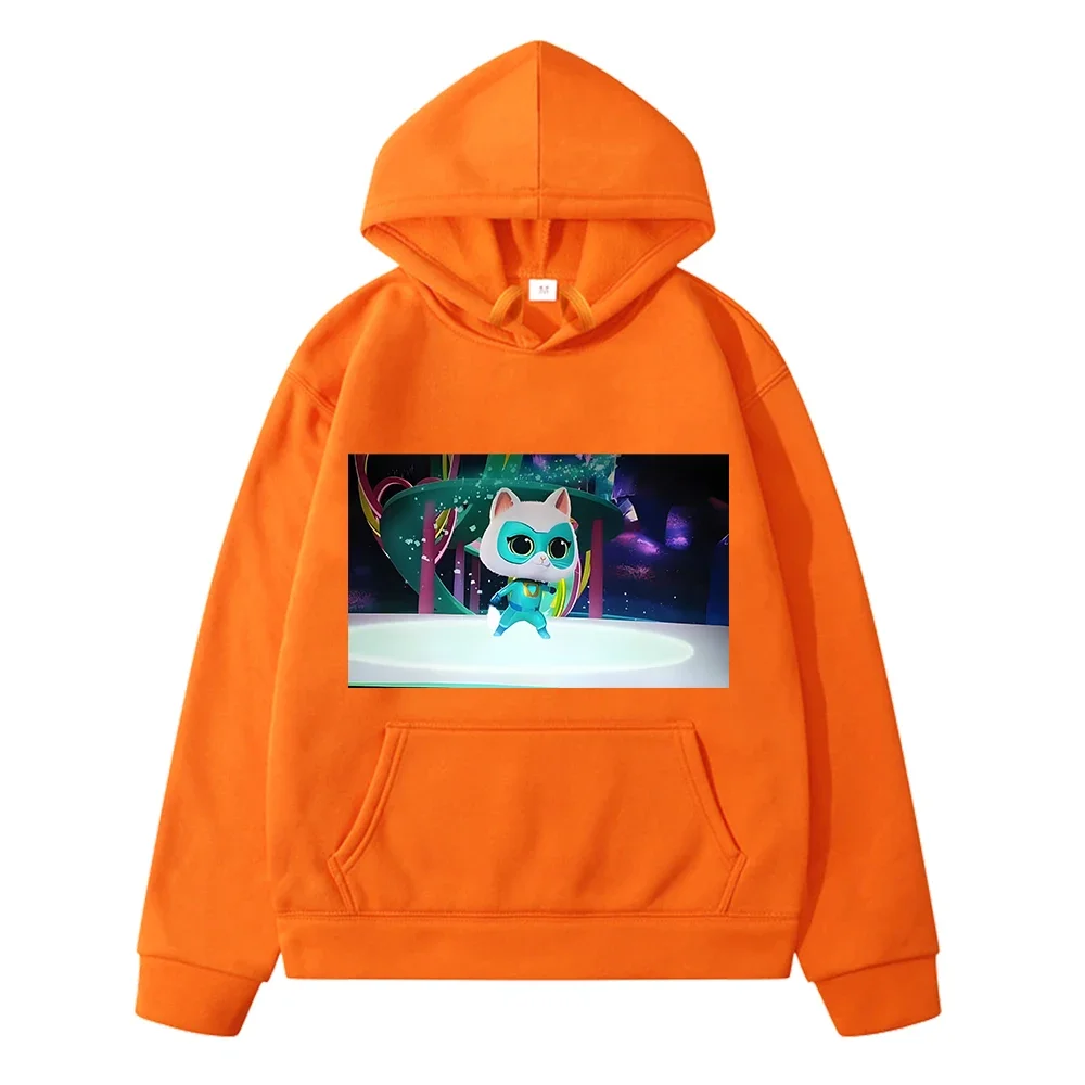 Super Kitties Sweatshirt anime hoodie y2k sudadera boys clothes Autumn Fleece pullover Casual Jacket kids clothes girls hoodies