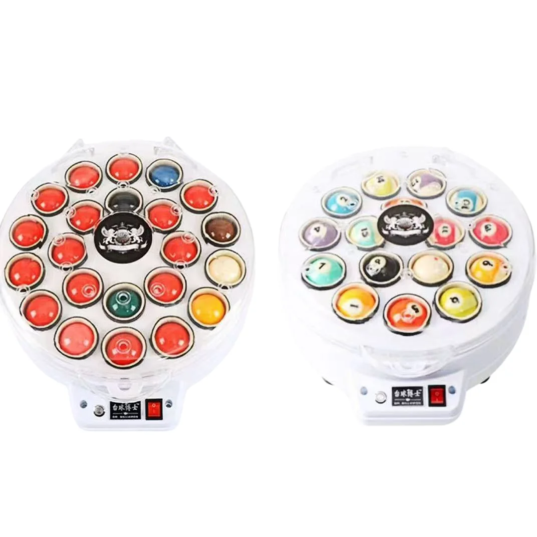 Factory-direct Sale High-end Automatic 6-point Crystal Resin Training Billiard Ball Cleaning Machine Model Sixty