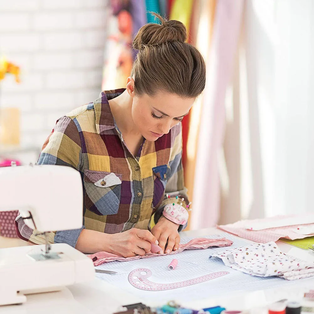 

9Pcs Tailor Rulers Kit Lightweight Flexible Measuring Rulers for Drawing Cutting Plate Design Curve Shaped French Metric Ruler