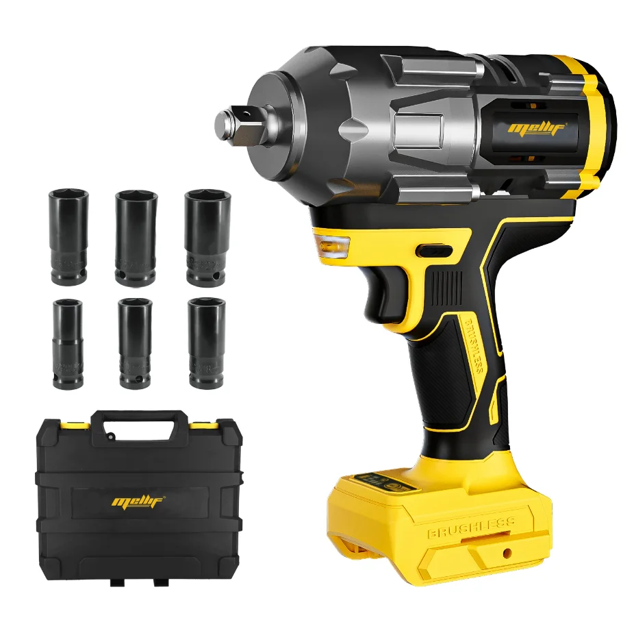 

Cordless Impact Wrench Compatible with DeWalt 18V 20V MAX Battery Brushless High Torque Impact Gun(tool only)