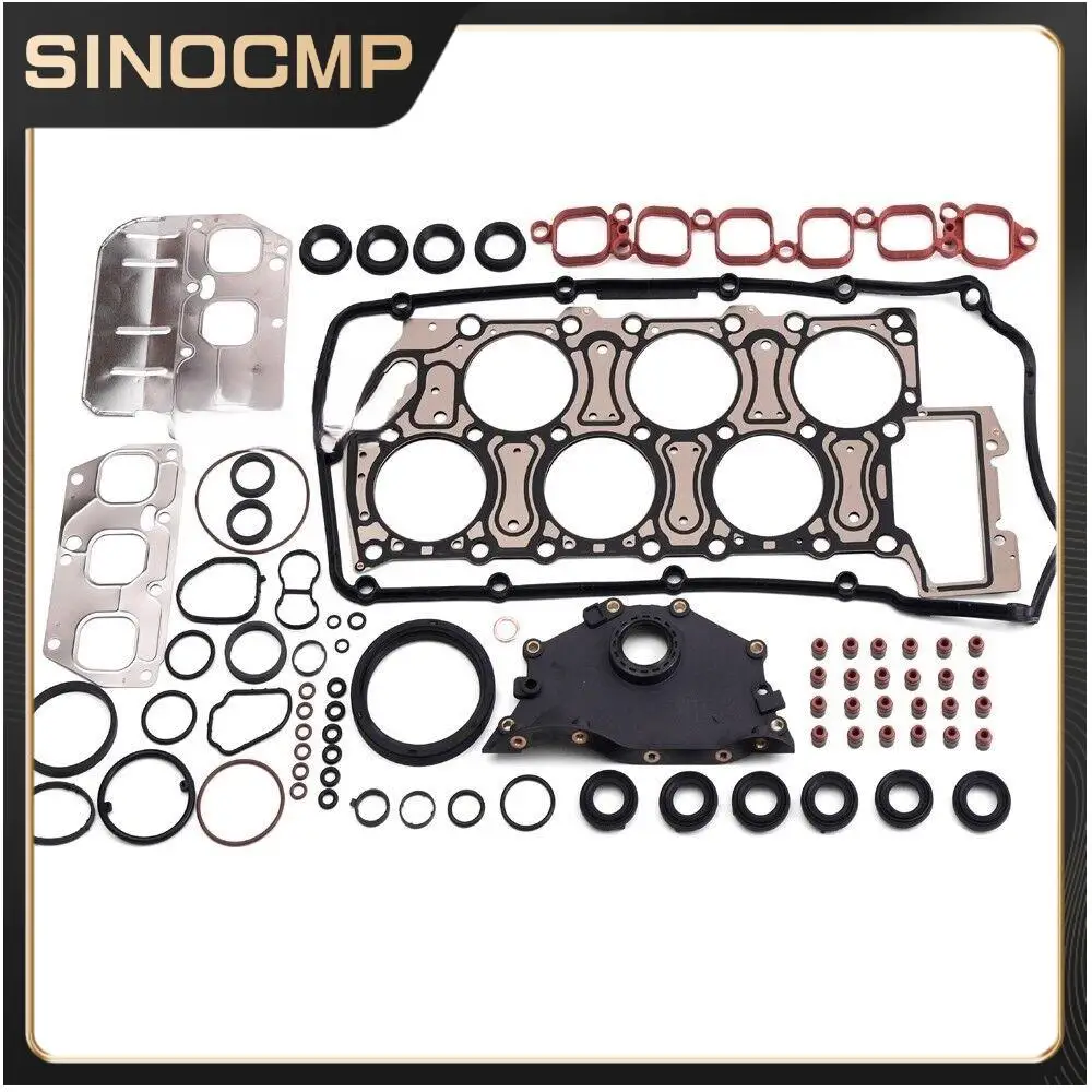 

1Set Engine Rebuild Gasket Kit 6022103383M 022103483E 022133237C 022103151D For Audi VW Porsche Cayenne Golf R32 A3 TT 3.2 VR6