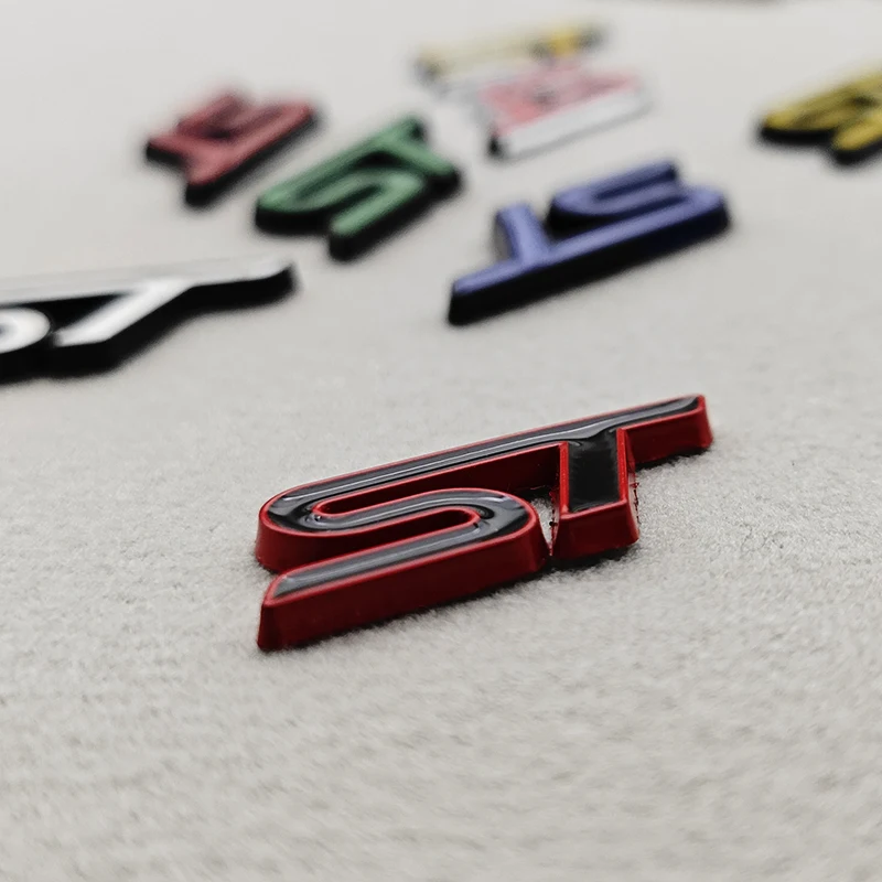 3D Metal Car Logo ST Steering Wheel Sticker Badge Emblem For Ford Focus 2 3 K2 MK3 MK7 Kuga Puma Explorer Fiesta Accessories view 6