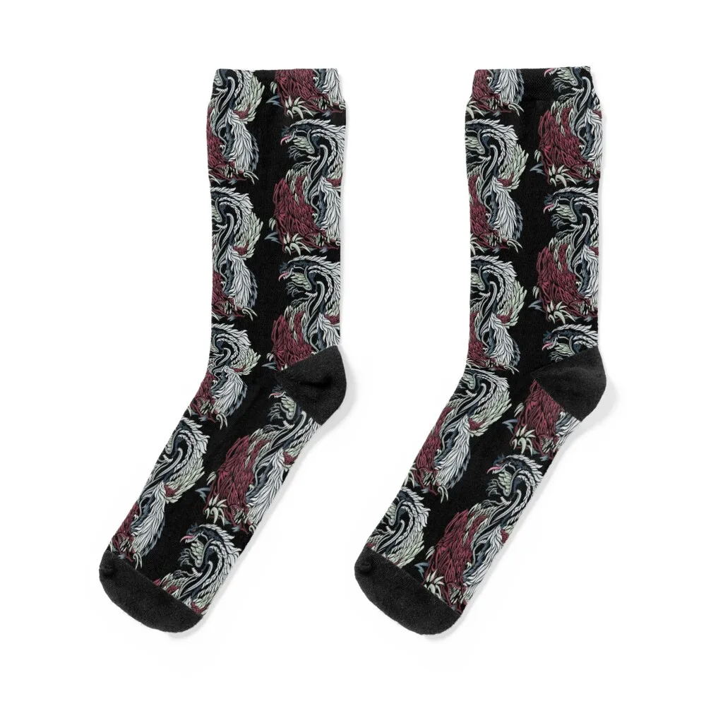 

Monster Hunter tobi kadachi and odogaron T-Shirts Gift For Fans, For Men and Women, Gift Mother Day, Father Day Socks