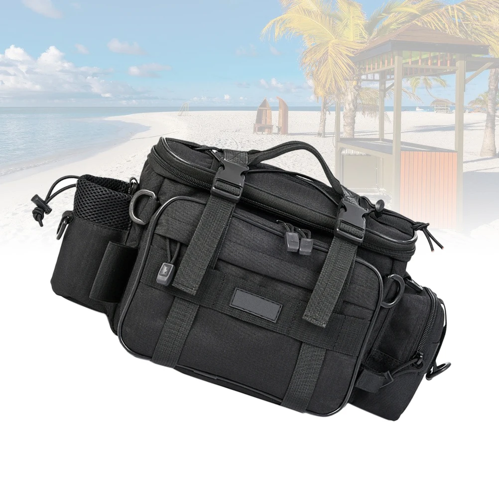 

Fishing Gear Bag Portable Photography Outdoor Large Capacity Multifunction Shoulder Backpack Water Repellent Heat Resistant