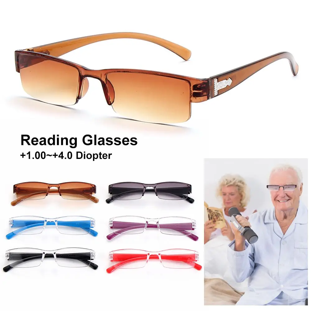 

Women Men Fashion +1.00~+4.0 Diopter Reading Glasses Eyeglasses Vision Care Presbyopia Eyewear