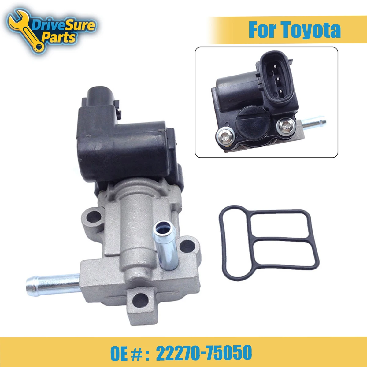 

22270-75050 High Quality Idle Air Control Valve For Toyota Tacoma 2.4L 2.7L 2000-2004 Car Replacement Parts