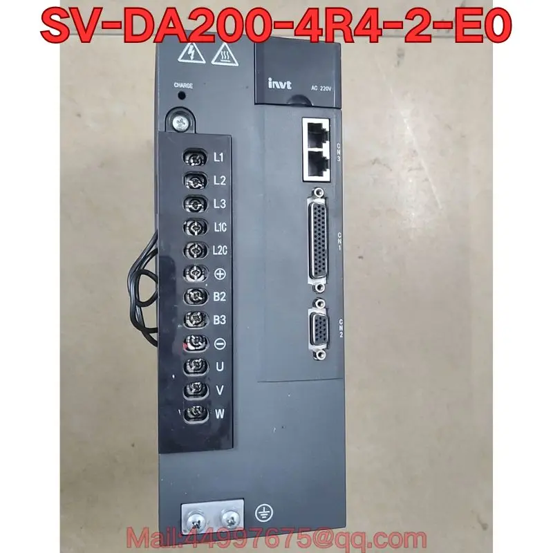 Second-hand SV-DA200-4R4-2-E0 servo drive function test is normal The latest quotation for 2026
