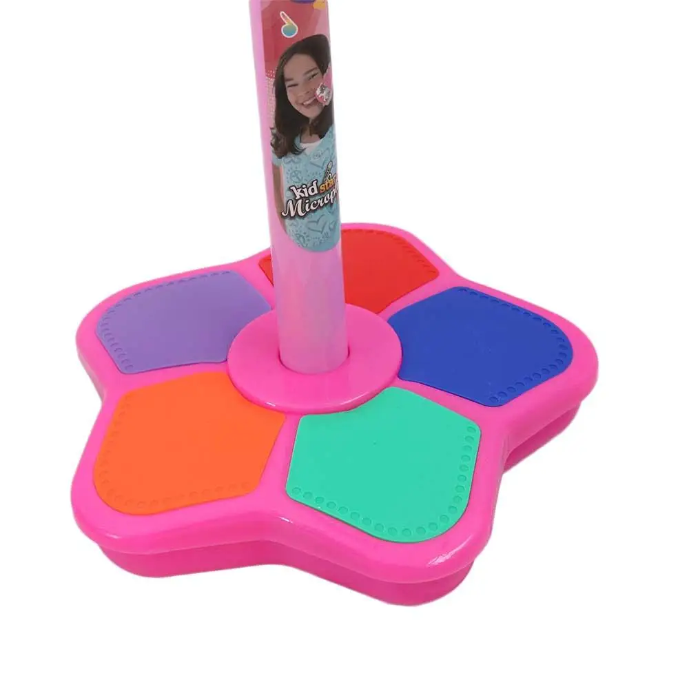 Jouet d'entraînement cérébral, lumière LED éducative avec support, Microphone de chant, Microphone pour enfants, chanson de chant, jouets d'instruments de musique