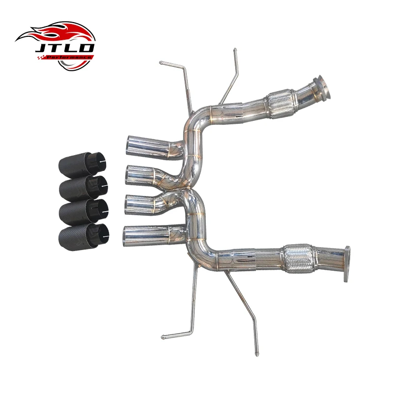 

JTLD Stainless Steel Straight Pipe Exhaust Catback for Chevrolet Corvette C8 Z06 Exhaust System