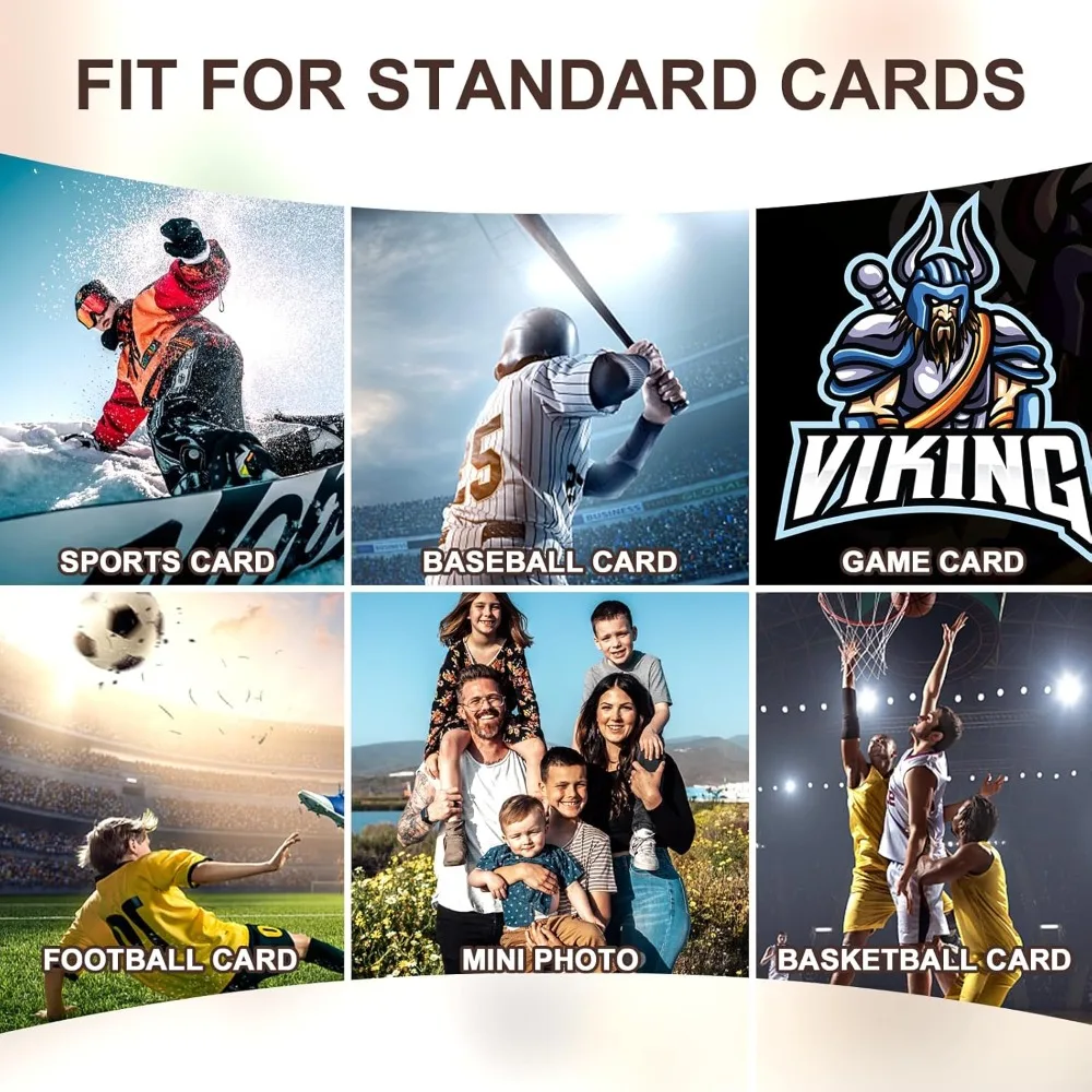 1000 Count Card Sleeves Top Loaders for Trading Cards, Penny Sleeves Protectors for Sports Cards Baseball Football Game Cards view 3