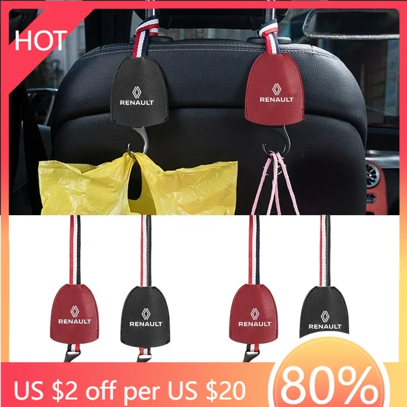 

Для Renault 2026, новые колпаки ступицы, подголовник заднего сиденья автомобиля, кожаная вешалка, крючок, аксессуары для салона автомобиля для Renault Fluence Scenic Dus