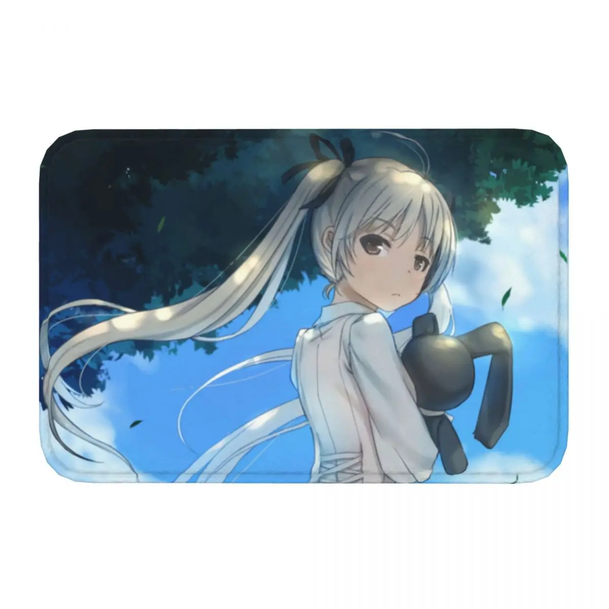 Kasugano Sora LoveBath Mat Yosuga No Sora Anime Doormat Living Room Carpet Entrance Door Rug Home Decor