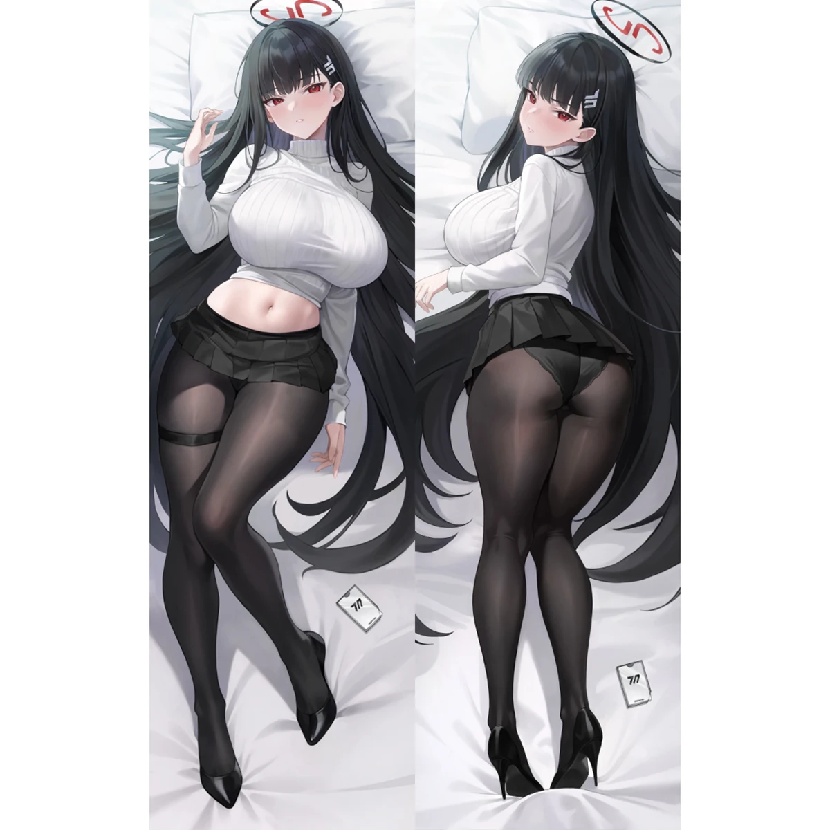 Tsukatsuki Rio Dakimakura Blue Archive Sexy Hing Cushion Cover Pillow Case Otaku Full Body Pillowcase Home Bedding Decor