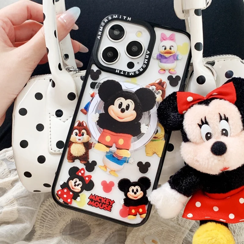 Anime Cartoon Cute Plush Disney Collection Phone Case For iP