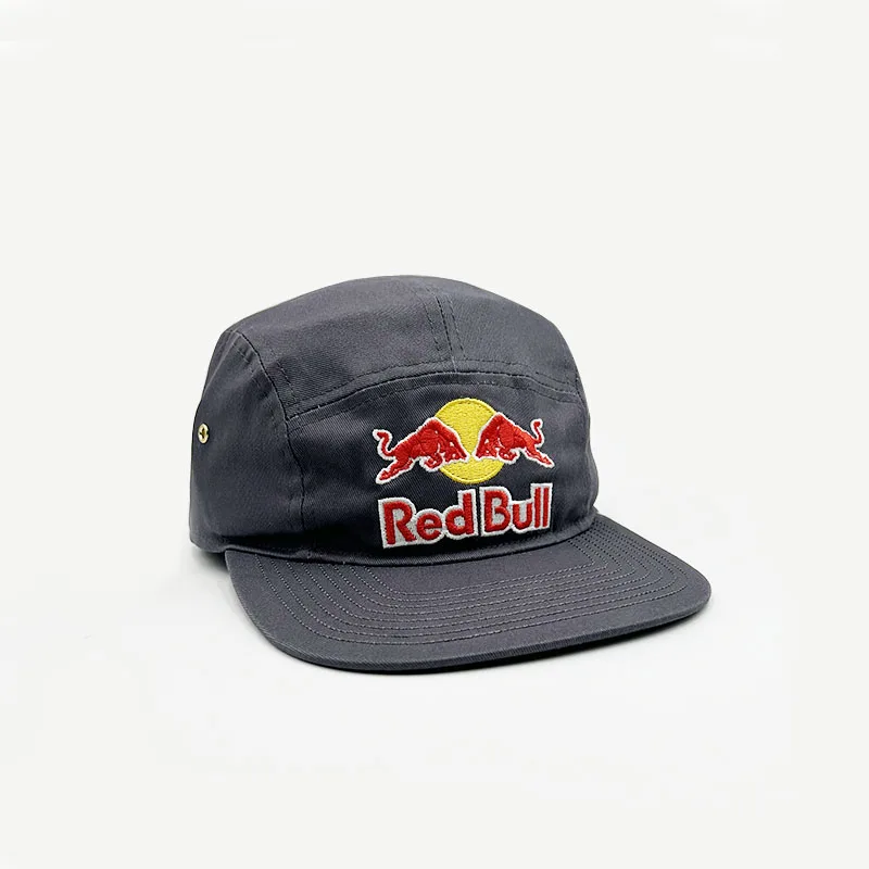 رائجة البيع للجنسين 7 لوحة حافة مسطحة عالية الجودة التطريز ريدبول قبعة بيسبول تقسم لوحة مضيئة شاحنة Gorras قابل للتعديل