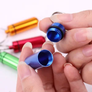 صندوق حبوب منع الحمل الألومنيوم الصغير المقاوم للماء ، الحالات ، الحاوية ، المنظم ، التخزين ، الحبوب ، الزجاجة ، الطب ، الفيتامينات ، علب الحبوب ، زيوت السمك أفضل 12 صندوقا مبيعا للأدوية - رقم 5