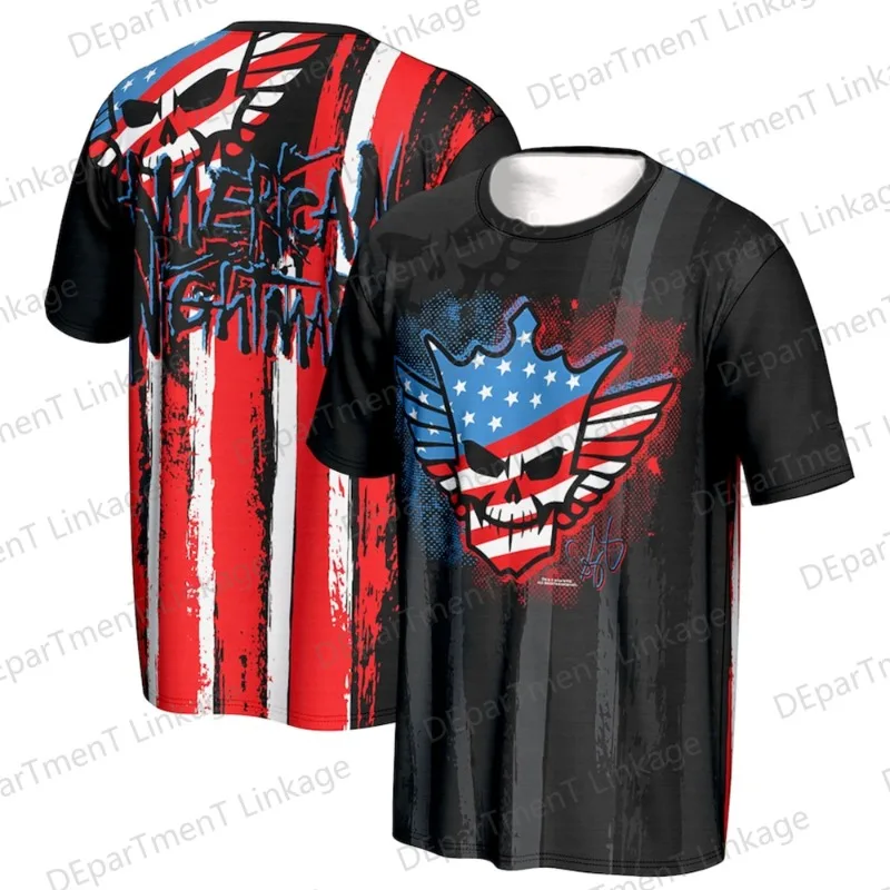 2024 New Arrival Summer Wrestling Match The Rock ProSphere Golden Paisley T-Shirt Digital Printing Oversized T-Shirt Kids/Adults