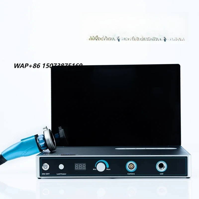 Portable veterinary endoscope system full high definition 1080P with 80W LED light source and video recording function