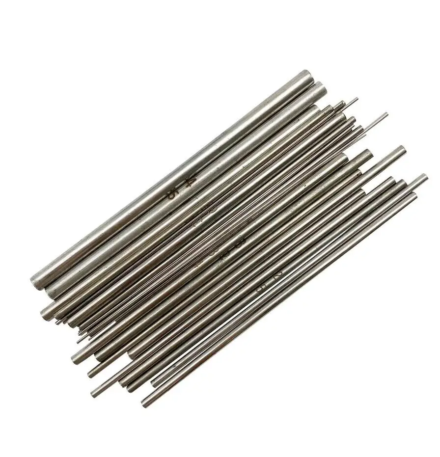 30-Piece Set of Solid Wire Core Stick Roll Mandrel Jewelry-Making Tools, Gold, Stainless Steel, Hollow Coil Forming Rods 10cm