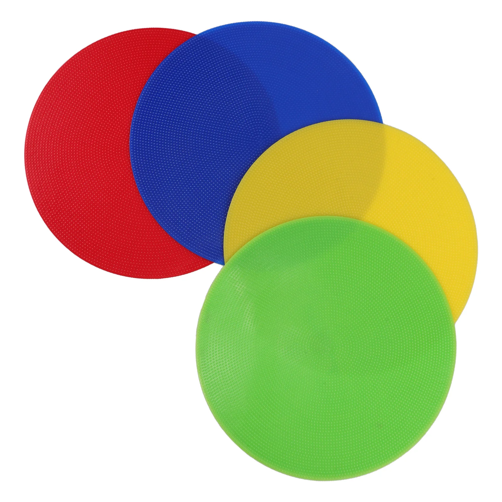 

4 Pcs Soccer Circle Spot Markers Mat Strip Training Aid Fitness Tools Carpet Spot Exercise Accessories