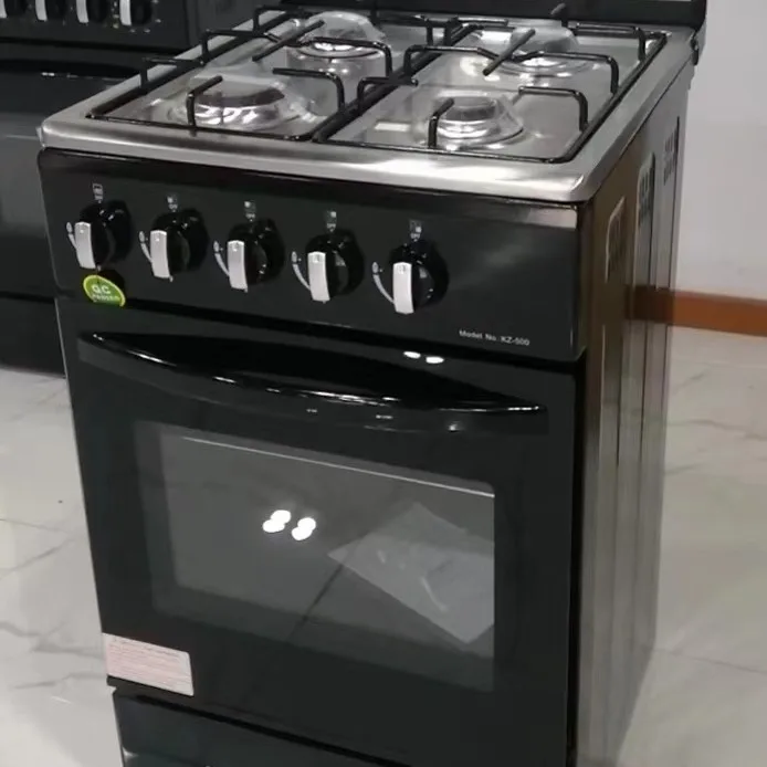 4 Burner Free Standing Gas Range Stainless Steel Cooker Oven LPG Gas Stove Kitchen Appliance