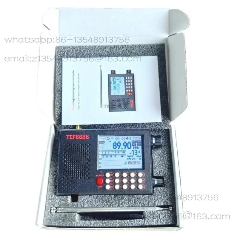 TEF6686 High-Sensitivity Full-Band FM/AM/Shortwave Radio with 2.8-inch LCD Display and DSP Receiver TEF 6686 RADIO SDR view 6