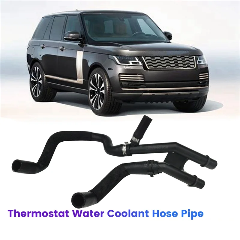 Auto Termostato Tubo Dell'acqua Per Land Rover Range Rover Range Rover Sport 2010-2021 Tubo Del Liquido di Raffreddamento Connettore Riscaldatore Linea Parti-X