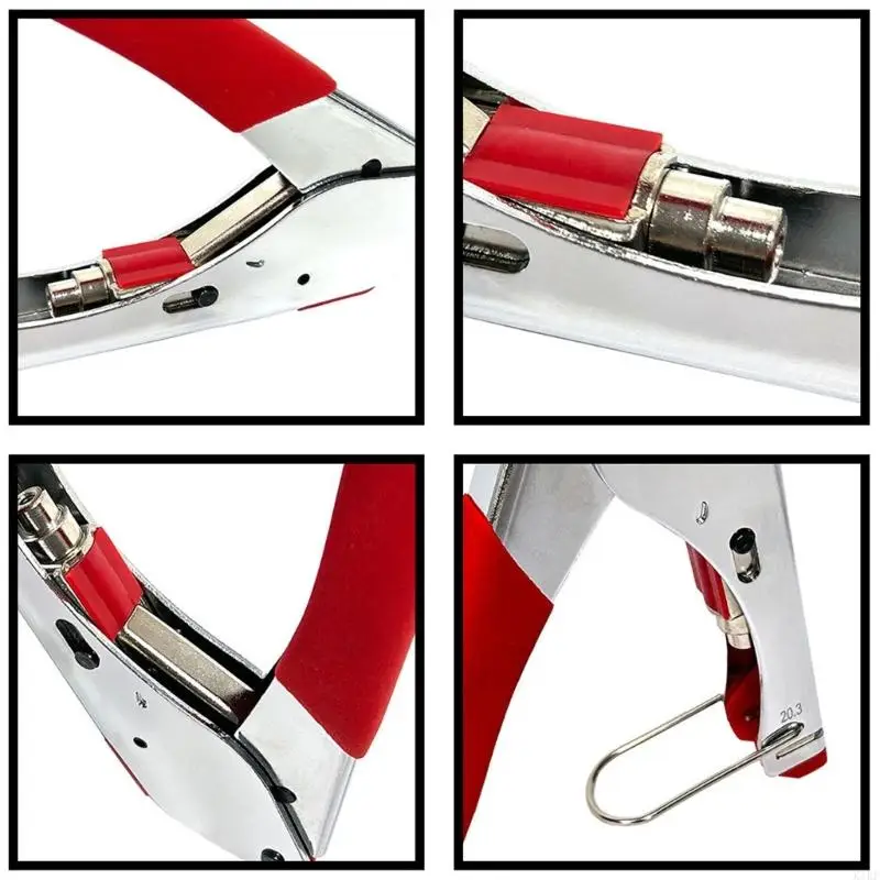 Crimper Ergonomis Untuk Pemasangan Kabel Koaksial RG59 Ruang Sempit K1KF