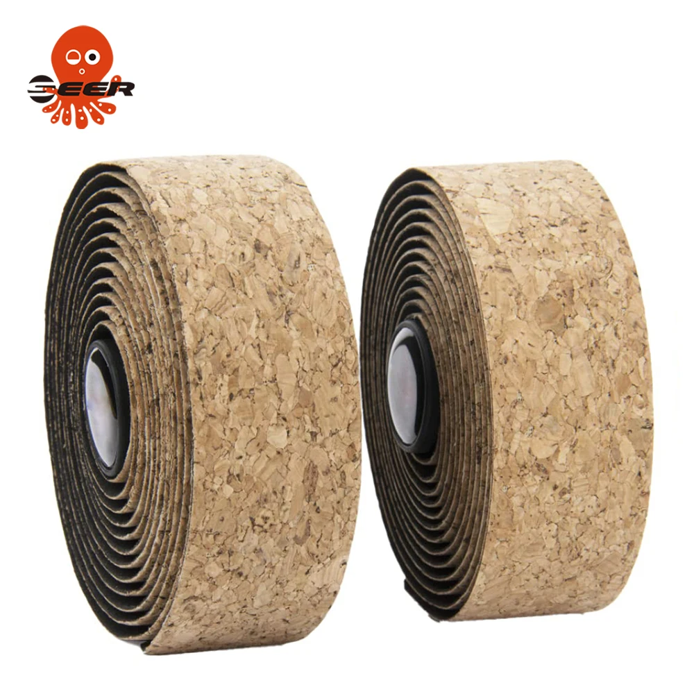 

SEER деревянная лента на руль шоссейного велосипеда PU + EVA противоскользящая противоударная силиконовая удобная лента для руля велосипеда аксессуары для велосипеда