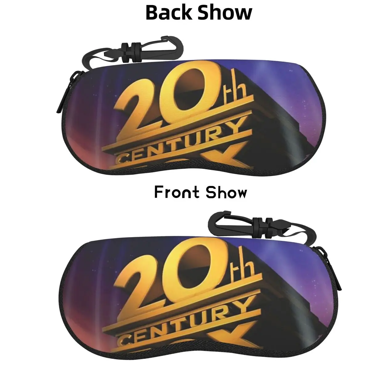 

20th Century Fox Classic Shell Glasses Case Protective Sunglasses Box Women Men Soft Eyeglass Bag Pouch