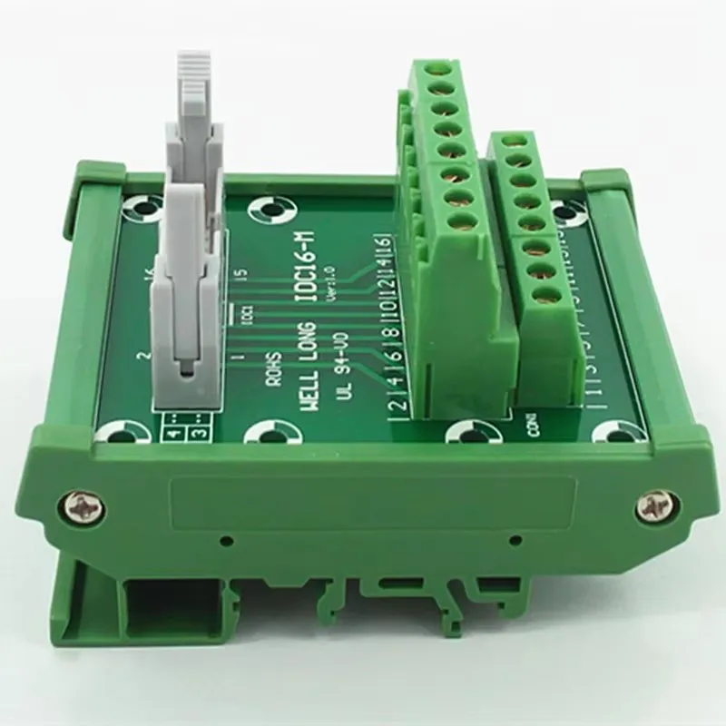 IDC-16 DIN Rail Mounted Interface Module.