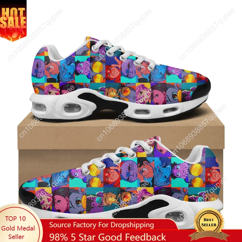 

Dandadan Air Cushion Sports Sneakers Lovely Anime Shoes Mens Womens Teenager High Quality Footwear Custom Made Mesh Sneaker