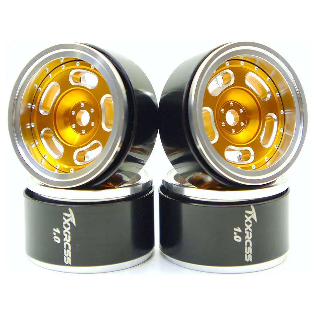 

Колеса Txxrcss RC 1.0 Beadlock с вылетом -2, алюминиевые диски для AX24 1/18, TRX4M, всех моделей 1/24, SCX24, Deadbolt, колеса для радиоуправляемых краулеров