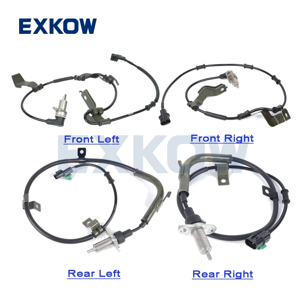 

FR/RR ABS Sensor Wheel Speed Sensor for Mitsubishi Pajero Montero 90-04 V23W V24W V43W V44W MB668260 MB668261 MB668262 MB668263