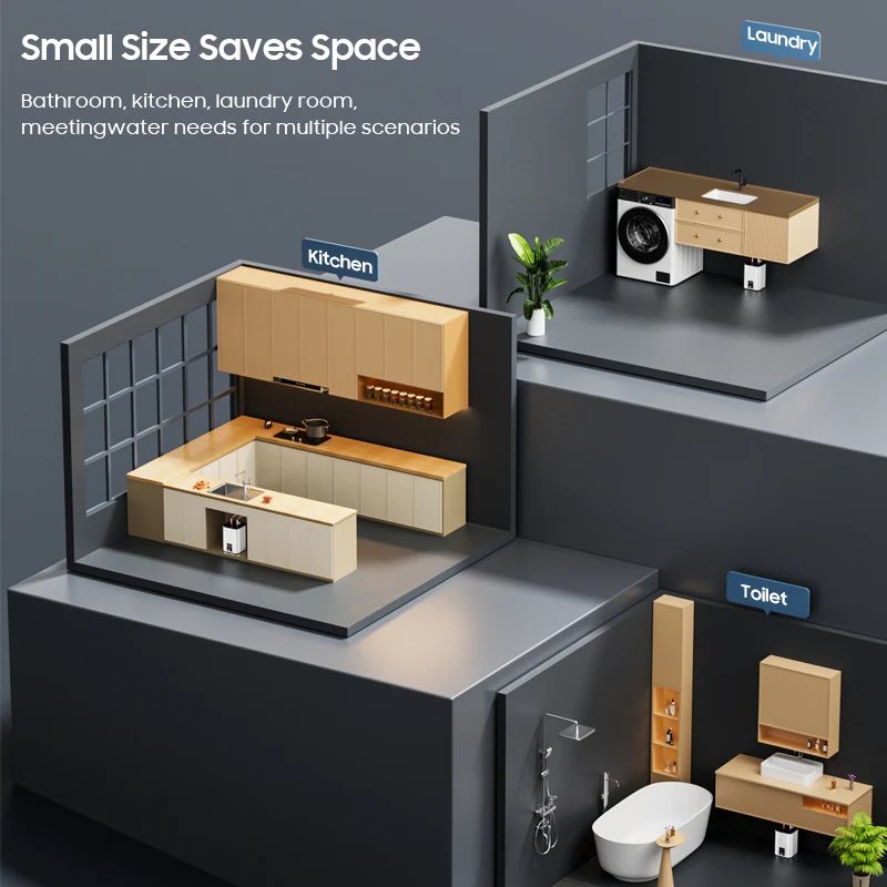 New Arrival Mini 10L/15L Electric Hot Water Heaters Sink Tank Chauffe Eau Electrique Storage Type for Kitchen RV Outdoor Use