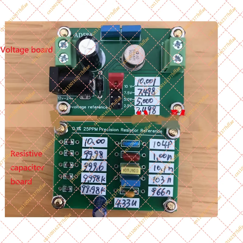 AD584 Precision 10V Voltage Reference Board for Multimeter Calibration