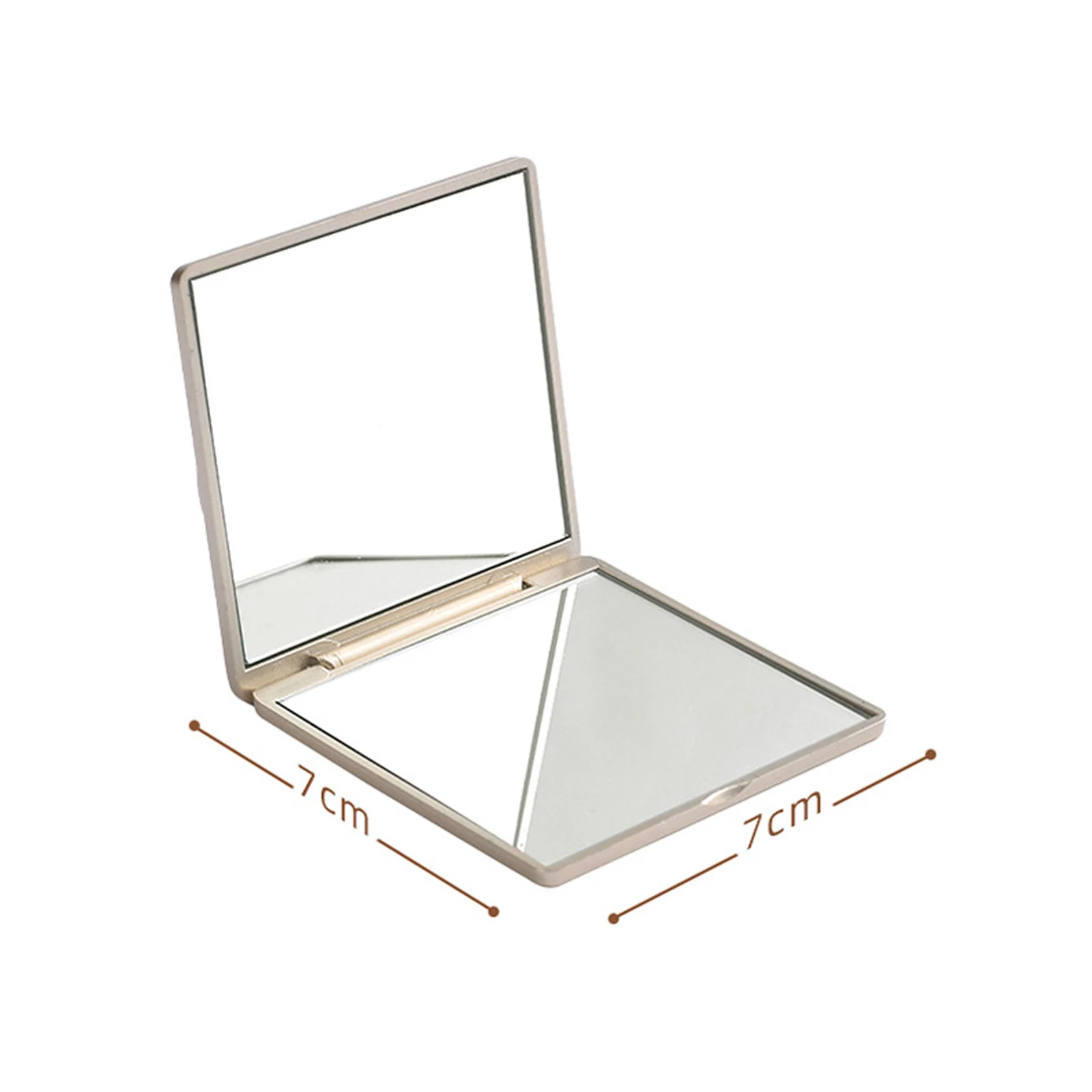 Double-Sided Mirrors Folding 3x Magnifying Portable Vanit Students Makeup Mirror Beauty Cosmetics Tool Compact Mirror Travel