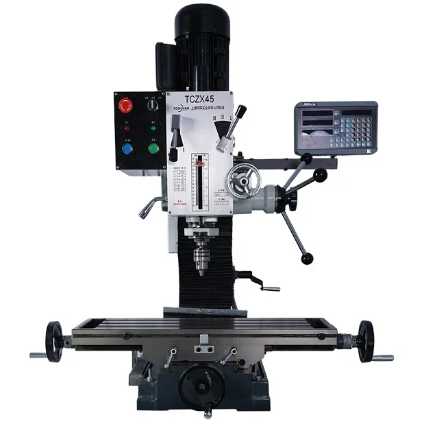 New Bench Milling Machine Is an Industrial and Household Drilling Machine and Manual Milling Machine Featuring Drilling Function
