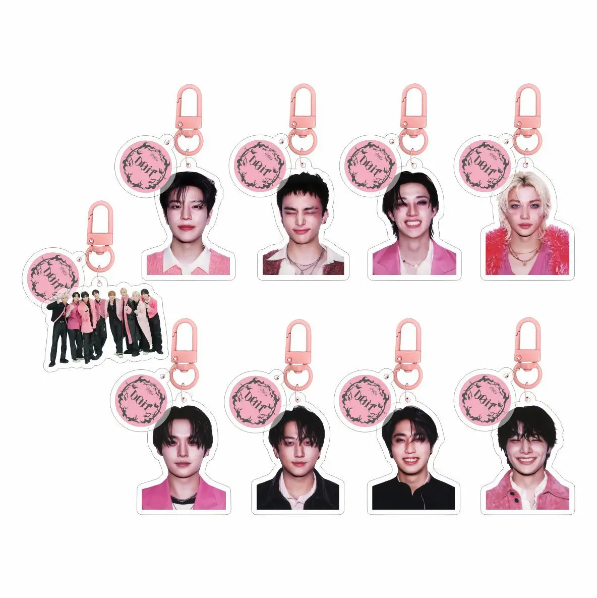 

Stray Kids Dolt, новый альбом, акриловый брелок для ключей, сумка, подвеска, аксессуары, знаменитости, подарок на день рождения в одном стиле