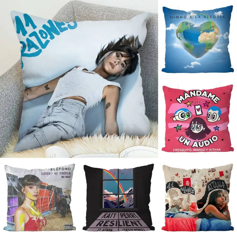 

A-Aitana Pillow Case Luxury Double-sided For Car Pillows 45x45 Cushions Cover Home And Decoration Sofa Pillowcase 50x50